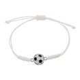 thumbnail image 6 of WORGEOUS Soccer Bracelet Girls Boys Soccer Party Favor Adjustable Charm Bracelet Women Men Teens Woven Cord Bracelet Soccer Players Bracelet, 6 of 8