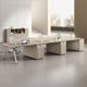 thumbnail image 4 of Corner Study Office Desk Drawers Computer Writing Modern Desktop Filing Office Desk Executive Scrivania Angolare Furniture HDH My Lux Decor Round, 4 of 8