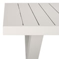 thumbnail image 6 of Safavieh Core Modern Aluminum Outdoor Dining Table, White, 6 of 10