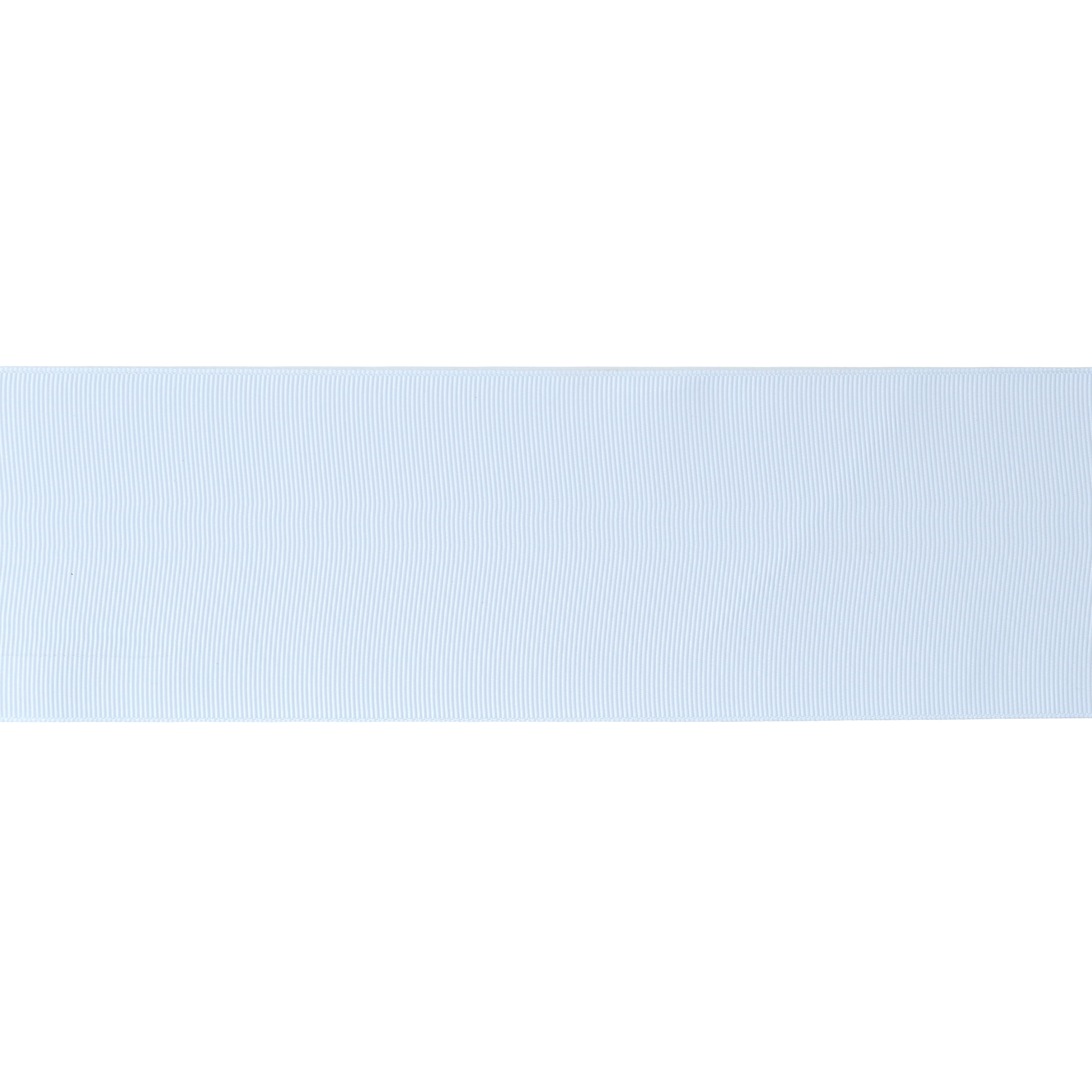 Gwen Studios 3" White Grosgrain Ribbon, 3 yards