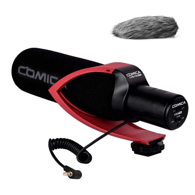 Micrófono de vídeo Shotgun Comica CVM-V30 PRO para cámara réflex digital