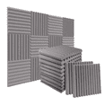 thumbnail image 2 of 48Pack 1 Inch x 12 Inch X12 Inch Soundproof Foam Panels Sound Absorbing Insulation for Recording Studio, Gaming Room, 2 of 7
