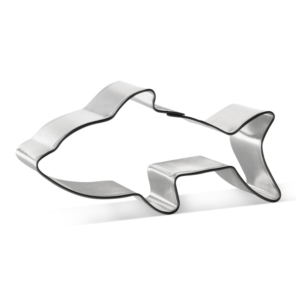 Shark Cookie Cutter 3 in - Foose Cookie Cutters - US Tin Plate Steel