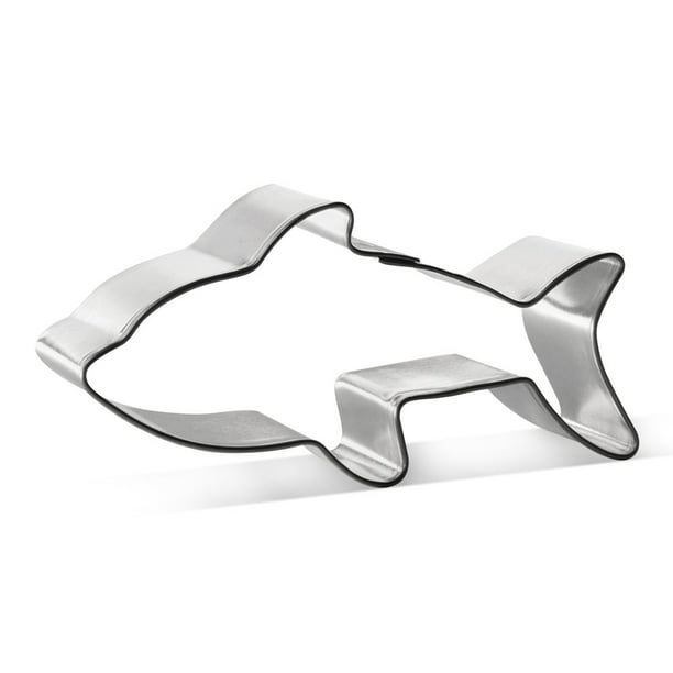 shark cookie cutter 3 in  foose cookie cutters  us tin plate steel