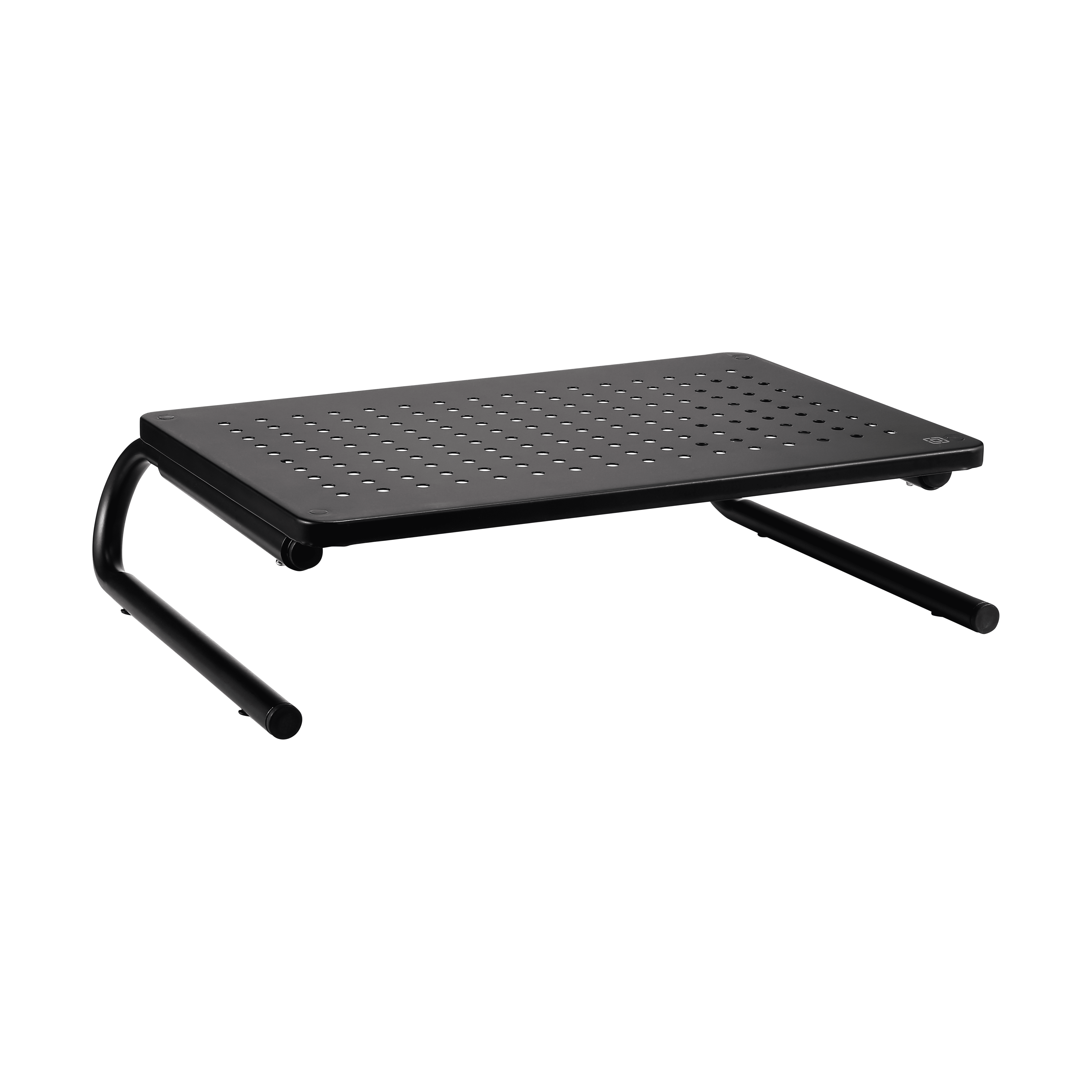 Incipio Monitor Riser Stand, Ergonomic Desk Shelf with Ventilated Surface & Non-Slip Legs, Space-Saving Computer Monitor Stand for Office, Home & Gaming Setup-Black