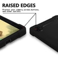 thumbnail image 3 of KIQ Samsung Galaxy Tab A7 Lite Case Shockproof Silicone Bumper with Kickstand Samsung Galaxy Tab A7 Lite 8.7 Tablet Case Kids Proof 2021 SM-T220/T225/T227 [Guardian Black Black], 3 of 8