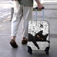 thumbnail image 2 of Luggage Cover Approved Travel Suitcase Protector Cats Elastic Washable Cat Themed Baggage Covers for 25-28 inch Luggage (L), 2 of 6