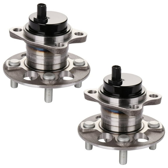SCITOO Wheel Hub Bearing Fit 2006-2014 For Toyota Yaris 2012-2014 For Toyota Prius C 5 Lugs 512370 New Rear Hub Assembly Set W/ABS 2 Pack