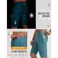 thumbnail image 5 of baleaf Men's Bike Shorts 4D Padded Cycling Biking Bicycle Mountain Riding Biker Cycle Zipper Pockets Quick Dry UPF 50+ Dark Green 3XL, 5 of 6