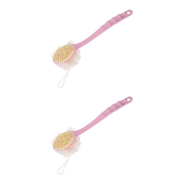 Inteprter 1 cepillo para espalda con mango largo, depurador corporal, ducha de baño, exfoliante, piel exfoliante Type4 NO4