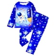 thumbnail image 3 of TAmten Toddler Boy Fall Clothes 2T 3T 4T 5T Outfits Winter Long Sleeve Knitted Cotton Tops Pants Sets Contrast Color Fall Winter Outfits Children's Gift Size 7-8 Years, 3 of 3
