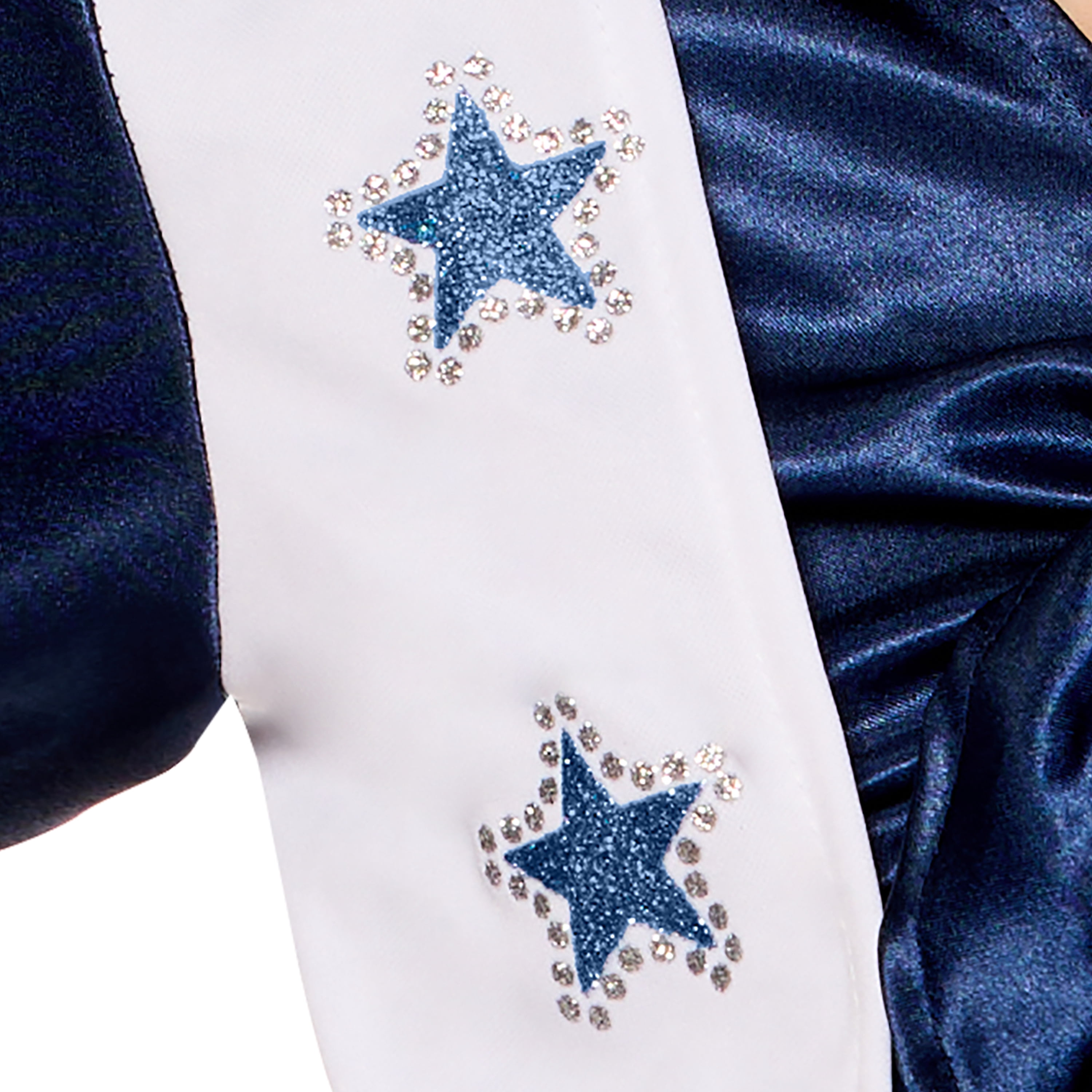 Dallas Cowboy Cheerleader, Halloween Costume for Children, Girls Size L (10/12), by Inspirit Designs