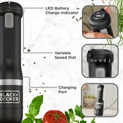 BLACK+DECKER Kitchen Wand Blender Kit, Black (BCKM1011K10)