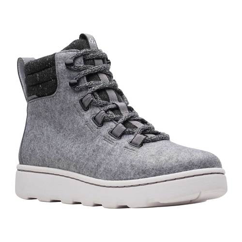 clarks platform ankle boots