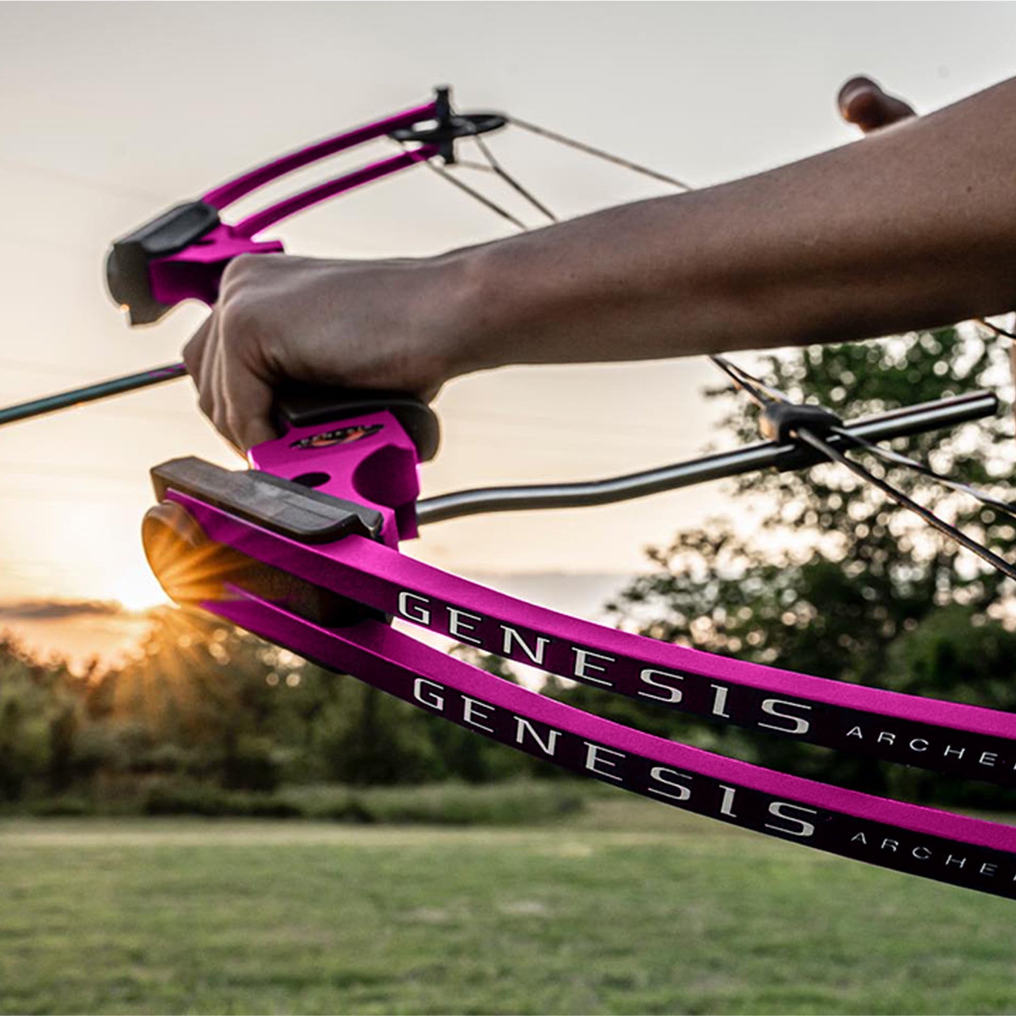 Genesis Archery Compound Bow w/Adjustable Sizing, Right-Handed (4 Pack)