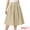 Khaki, variant on DARING DIVA Women's Vintage A-Line Business Midi Skirts XS Navy Blue