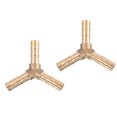 thumbnail image 4 of Conector de latón en forma de Y de 10 mm o 3/8" ID, 3 vías, 5 piezas, 6 mm 2, 4 of 5