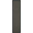 thumbnail image 4 of SAFAVIEH Natural Fiber Forrester Border Sisal Runner Rug, Charcoal, 2'6" x 22', 4 of 10