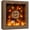 Autumn Leaves, variant on Halloween Shadow Box Skeleton Night Light DIY Craft Kit, 3D Wooden Frame Led Glowing Tombstone Orange Pumpkins, Spooky Gothic Tabletop Home Bedroom Decorative Festival Art Ornaments Gifts