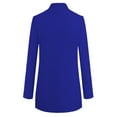 thumbnail image 5 of LoyisViDion Coat Women Wool Coat Trench Jacket Ladies Warm Long Overcoat Outwear W Blue 6(M), 5 of 6