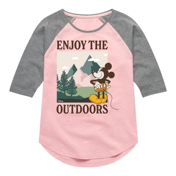 Disney - Enjoy The Outdoors Mickey - Toddler & Youth Girls Fleece Dress