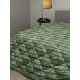 thumbnail image 2 of Vintage Down Alternative Comforter, Retro Abstract Floral Motif in Geometric Design Colorful Ornamental Art, Microfiber Quilt for All Season, 5 Sizes, Rose Green and Orange, by Ambesonne, 2 of 3