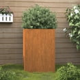 thumbnail image 1 of vidaXL Planter 52x48x75 cm Corten Steel, 1 of 5