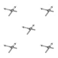 thumbnail image 3 of Eigraketly 2 Pieces Professional Practical Drum Screws Lightweight Drum Percussion Tension Metal Instrument Wear-resistant Key-Screw Rods Type2 NO2 Eigraketly CBP470850, 3 of 6