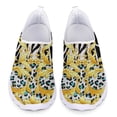 thumbnail image 1 of Design de Luxe Motif Or Baroque Espadrilles Mode 2024 Maille Respirante Chaussures Plates d'Été, 1 of 5