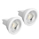 thumbnail image 1 of 2pcs Bombillas LED MR11, Alto Brillo De 3W 110V Bombillas De Focos Para El Paisaje, Dormitorio, Cocina, Disipación De Calor Más Rápida Con Material ABS, Larga, 1 of 7