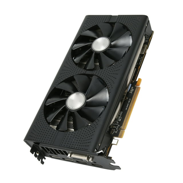 Tarjeta gráfica RX580 de 8 GB GDDR5 de 256 bits compatible con interfaz DVI D 2 DP, interfaz multimedia HD 2, tarjeta gráfica para juegos con 2 ventiladores