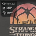 thumbnail image 4 of Netflix Women's Stranger Things Mind Flayer Sunset Chrome Logo T Shirt, 4 of 10