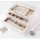 thumbnail image 3 of Acrylic Jewelry Organizer Box with 3 Drawers, Clear Jewelry Boxes for Women Earring Rings Bangle Bracelet and Necklace Holder Storage Velvet Jewelry D, 3 of 4