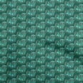 thumbnail image 1 of oneOone Georgette Viscose Teal Green Fabric Floral Sewing Material Print Fabric By The Yard 42 Inch Wide, 1 of 5