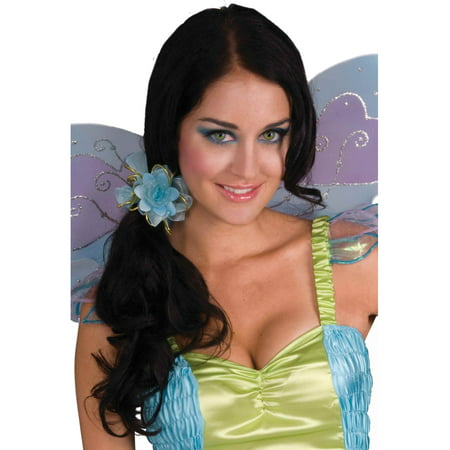 Blue Flower Pixie Fairy Costume Accessory Bracelet Anklet Hair Scrunchy