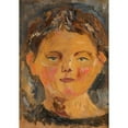 thumbnail image 3 of Tadeusz Makowski 18x24 Black Modern Framed Museum Art Print Titled - Little Girl's Head (1920), 3 of 5