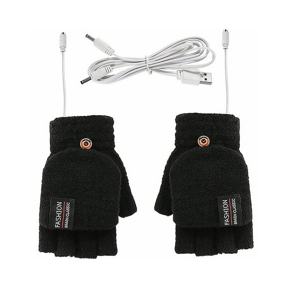 USB Heated Gloves, Men Women Winter Warm Electric Heating Gloves Mitten, Gift for lover, friends and families