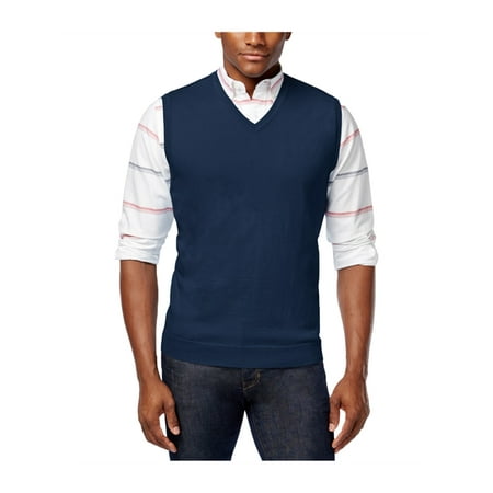 Mens Classic V-neck Sweater - Club Room Mens Knit V-Neck Sweater Vest