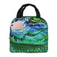 thumbnail image 1 of Easygdp Colorful Stained Glass Crocodile Bolsa Térmica Premium - Tela Oxford Impermeable, Gran Capacidad, Bolsillo Frontal, Unisex para Trabajo, Escuela, Actividades al Aire Libre y Picnics, 1 of 8