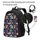 thumbnail image 2 of Easygdp Colorful Animals Mochila para Laptop de Viaje con Puerto USB, Mochila para Laptop con Puerto de Carga USB para Mujeres y Hombres, 2 of 7