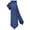 Dark Blue, variant on Men's Royal Blue Slim Tie, 2.4 inch Wide, Solid Color Skinny Necktie