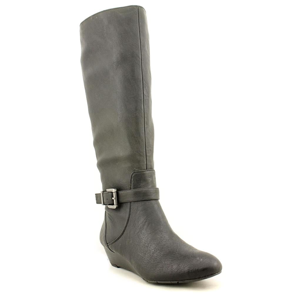 jessica simpson black boots with buckle