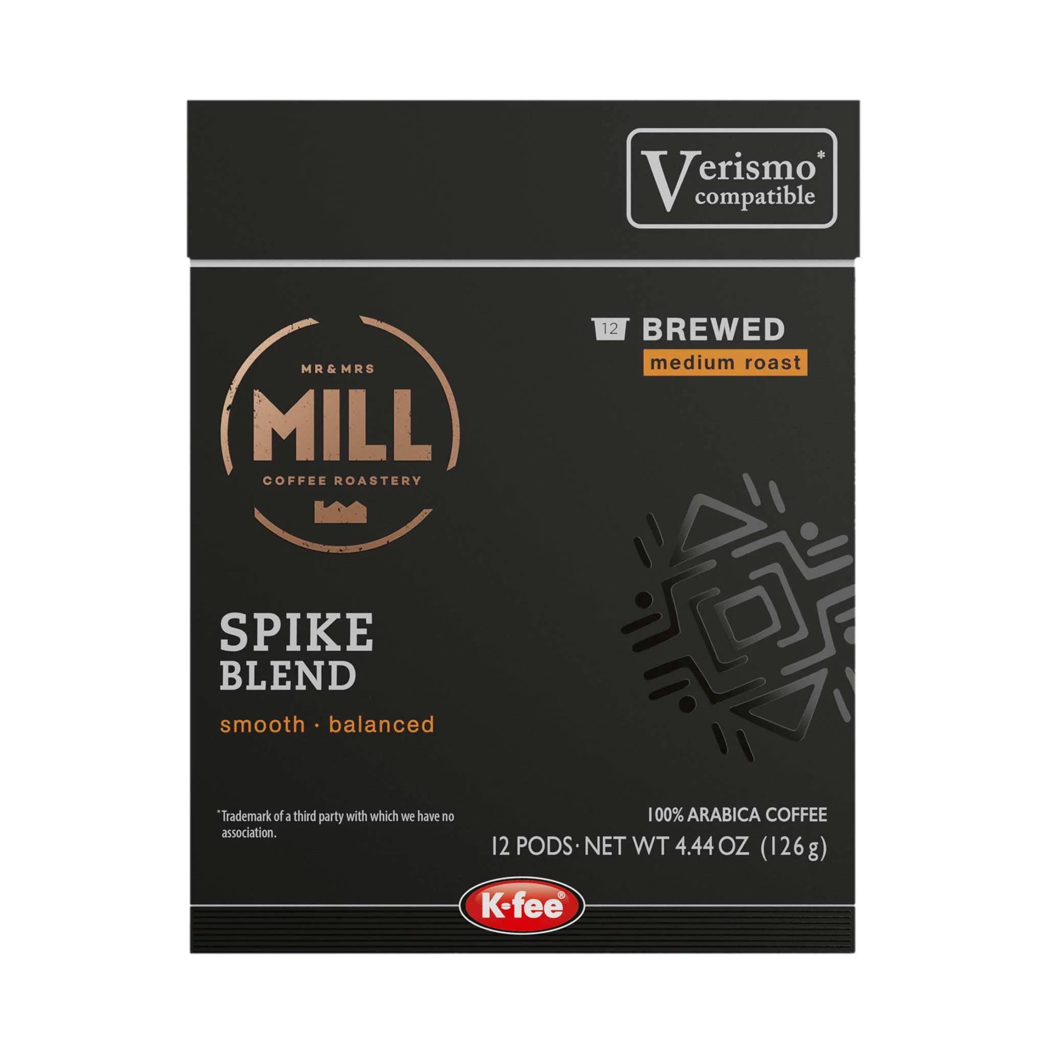 Mr and Mrs Mill Brewed Spike Blend Medium Roast Coffee Capsules