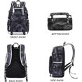 thumbnail image 3 of Mochila para niños con puerto de carga, mochilas para portátiles, mochilas resistentes al agua para estudiantes (negro) TUNC Sencillez, 3 of 5