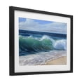 thumbnail image 2 of Stupell Industries Tropical Content Beach Waves Shore Black Framed Print Under Glass, 20 x 14, by Dimitri Sirenko, 2 of 8