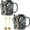 2PCS V8 Silver, variant on Yippzo Retro Engine Coffee Mug, V8 Engines Stainless Steel Cup with Insulated Handle, Perfect for Car Lovers Gifts, Living room Decoration as a Work of Art