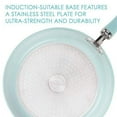thumbnail image 6 of Rachael Ray Create Delicious Deep Nonstick Frying Pan / Fry Pan / Skillet with Lid - 9.5 Inch, Blue, 6 of 6