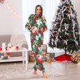 thumbnail image 7 of FORMRS Onesies Pajama for Adults Unisex Hoodie Winter Jumpsuit One Piece Sleepwear, Sizes S-2XL, Red Apple Pattern, 7 of 7