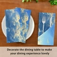 thumbnail image 6 of Napkin Satin Napkin 20*20Inchx6 Kitchen Towel Dinner Plate Towel Decorative Towel Napkin Tea Towel Suitable For Kitchen Table Blue Sky, 6 of 8