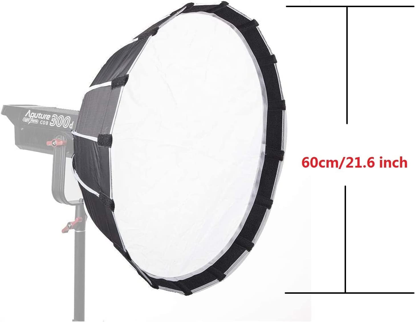 Aputure Light Dome Mini II Softbox for Aputure 120D Mark 2 300D II 120D and  Other Bowen-S Mount Lights (21.6 Inch Deep Octagon)